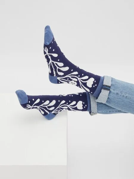 Natural Vibes Natural Vibes Socken Lisa Junius Collab Bio GOTS | Flower Herren Damen – Produktbild 2 von 2