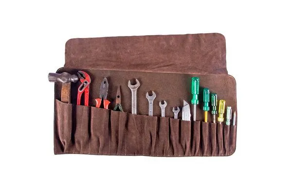 Alpenleder Alpenleder Werkzeugrolle AVUS, Old havanna, – Produktbild 4 von 4