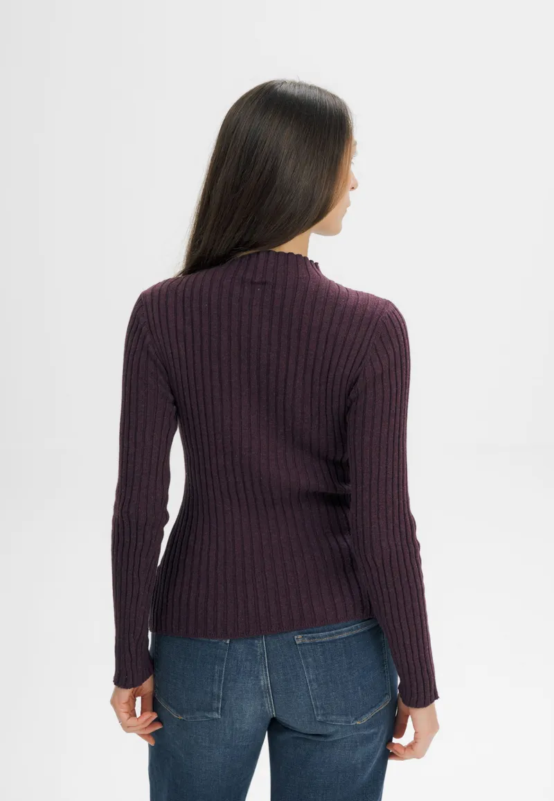 MELA MELA Damen vegan Strickpullover Namari, Violett, – Produktbild 1 von 2