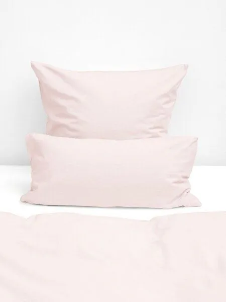 erlich textil erlich textil Michel Kopfkissenbezug aus Bio-Baumwolle, Leinen Mix, made in Europe, Magnolie, – Produktbild 2 von 7