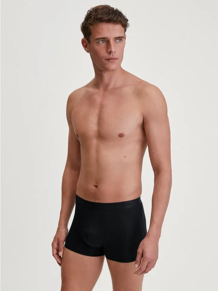 CALIDA CALIDA Boxershorts Natural Cooling elastischer Bund, atmungsaktiv und ultraweich, Schwarz, – Produktbild 3 von 5