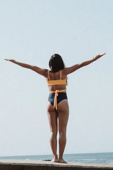 Anekdot Anekdot Damen vegan Skyline High Bikini Unterteil, Extra dunkelblau, – Produktbild 2 von 2