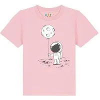watabout kids watabout.kids T-Shirt Kinder Kleiner Astronaut mit Luftballon, Cotton pink, – Produktbild 1 von 1