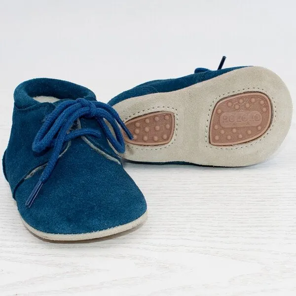 Pololo Pololo Laufanfänger-Barfußschuh Porto mit Wollfutter, 3 Farben, Blau, – Produktbild 4 von 4
