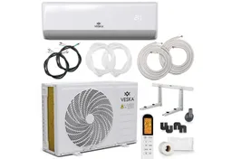 VESKA VESKA Split-Klimagerät Inverter Klimaanlage 12000 BTU - 3,5 KW - 2in1 Kühlen und Heizen, mit WiFi/App Funktion, Fernbedienung, Timer, inkl. Montagematerial – Produktbild 1 von 1