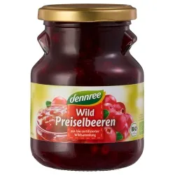 dennree Wildpreiselbeeren im Glas – Produktbild 1 von 1