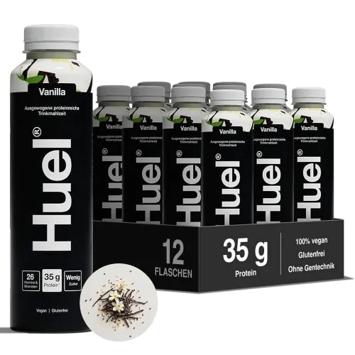 HUEL Huel Black Edition Trinkmahlzeit - 8x500ml - Vanilla – Produktbild 1 von 1
