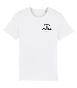 päfjes päfjes Gravelride - Gravel Brust - Fair Wear Männer T-Shirt - White – Produktbild 1 von 1