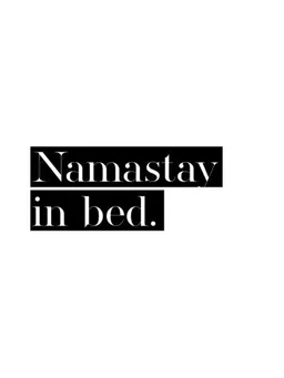 Photocircle Photocircle Poster / Leinwandbild - Namastay in Bed No6 – Produktbild 1 von 1