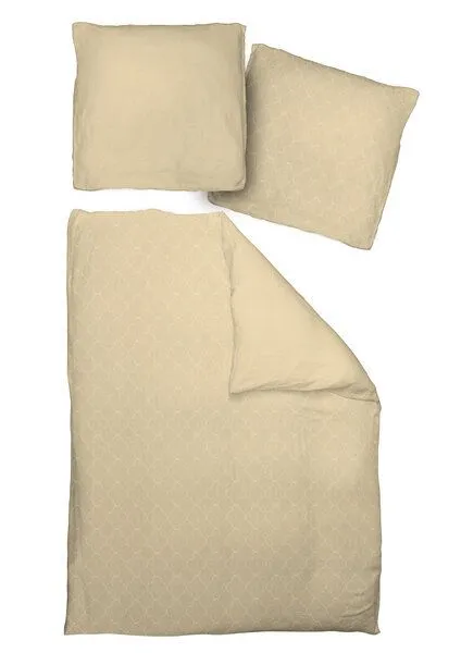 Nature by Adam Nature by Adam Bettwäsche 2tlg aus 100% Bio-Baumwolle - Made in Germany - Indian Cortezada Light, Beige, – Produktbild 3 von 3