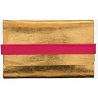ANDERS & KOMISCH ANDERS & KOMISCH Kartenetui mit Münzfach - Reise Geldbeutel - A&K TINY Gold, Pink, – Produktbild 1 von 1