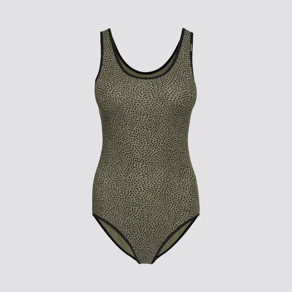 comazo|earth comazo|earth Fairtrade Body | GOTS zertifiziert, Olive bedruckt, – Produktbild 4 von 4