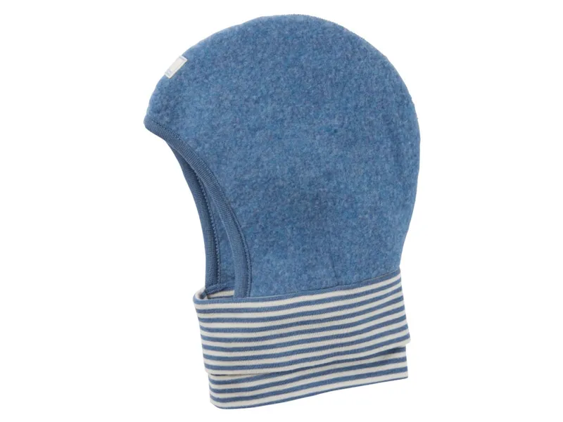 Pickapooh Pickapooh Baby und Kinder Schlupfmütze Schlüpfli Wolle Seide Fleece jeans Gr.50, Blau, – Produktbild 1 von 2