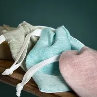 nahtur design nahtur-design Seifensäckchen 3er Set aus Bioleinen – Produktbild 1 von 1