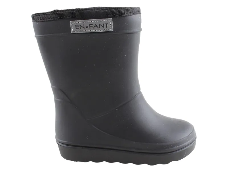 En Fant Kinder Thermo Gummistiefel mit Schurwoll-Fell schwarz Gr.24, Grau, – Produktbild 2 von 2