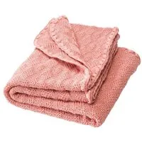 Disana Disana Woll-Babydecke Ajour Strickdecke kbT Wolle, Softpink, – Produktbild 1 von 1