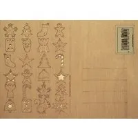 Formes Formes Holzpostkarte 24 Adventsmotive – Produktbild 1 von 1