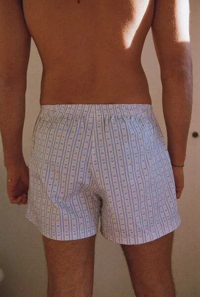 Nénés Nénés Unisex Boxershorts Love Camp, Weiß, – Produktbild 3 von 4