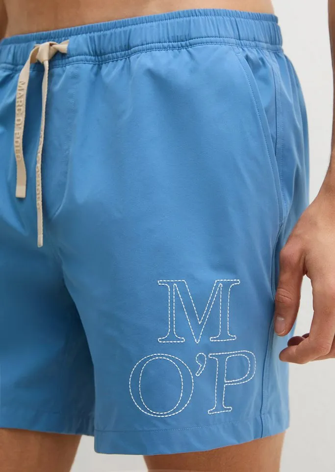 Marc O'Polo Marc O'Polo Badeshorts Essentials, Blau, – Produktbild 4 von 4