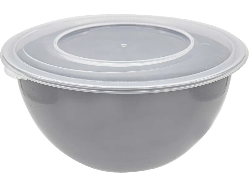 Frischhalteschüssel mit Deckel, pastellgrau, 5 l – Produktbild 1 von 1
