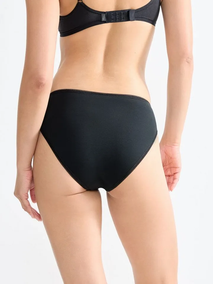 Sloggi Sloggi Tai-Slip Pure Comfort Tai (3-St), Schwarz, – Produktbild 3 von 4