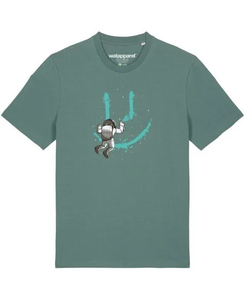 watapparel watapparel T-Shirt Unisex Graffiti Astronaut, Green bay, – Produktbild 1 von 3