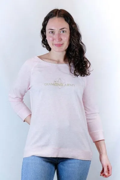 Diamond-Army Diamond-Army Creme Pink Pullover – Produktbild 2 von 2