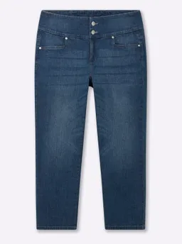 sheego High-waist-Jeans blue-stone-washed – Produktbild 1 von 1