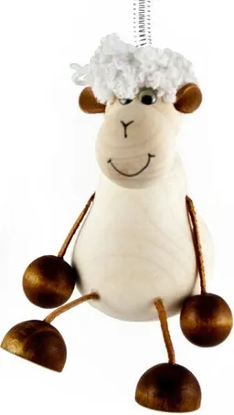 ReineNatur ReineNatur Schaf - Hüpftier - Schwingfigur - aus Holz – Produktbild 1 von 1