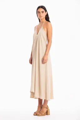 RAVENS VIEW IBIZA RAVENS VIEW IBIZA Damen vegan Kleid Milena In Der Farbe Desert Sand – Produktbild 1 von 1