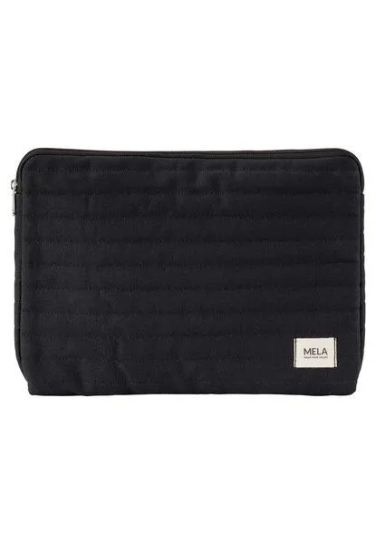 MELA MELA Gepolsterte Laptophülle Style VINUSA aus 100% Bio-Baumwolle, Schwarz, – Produktbild 4 von 4