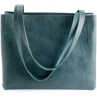 Harolds Harold's 268808 Einkaufstasche Sattlerleder, Petrol-blau, – Produktbild 1 von 1