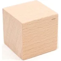 Würfel aus Buchenholz 60 x 60 mm – Produktbild 1 von 1