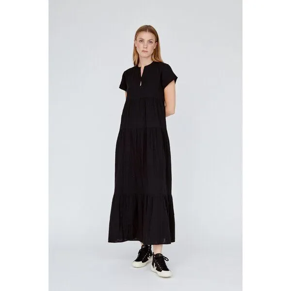 Basic Apparel Basic Apparel Midikleid EMBER aus Bio-Baumwolle, Schwarz (black), – Produktbild 1 von 2
