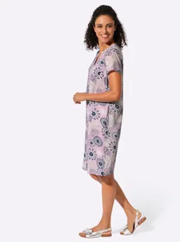 Witt Webkleid mauve-dunkelblau-bedruckt – Produktbild 1 von 1
