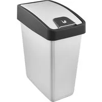 Keeeper keeeper Abfalleimer "Magne" mit Flipdeckel, 25 l, silber – Produktbild 1 von 1
