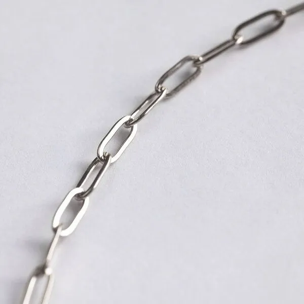 ALEXASCHA ALEXASCHA Dünne Gliederkette mit ovalen Gliedern | silber, gold, roségold | 18k Vergoldung, Silber, – Produktbild 4 von 4