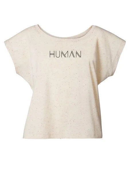 Human Family Human Family Short Oversize T-Shirt "Laid back -Human", Mandarine, – Produktbild 1 von 3
