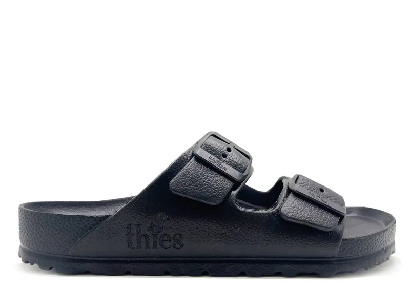 thies thies 1856 Ecofoam Sandal Vegan Sandale, Schwarz, – Produktbild 2 von 5