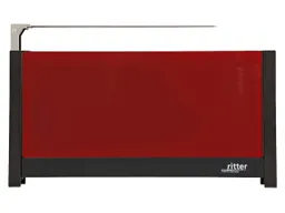 ritter ritter Langschlitz-Toaster "volcano 5" mit Brötchenaufsatz, extra schmal, rot – Produktbild 1 von 1