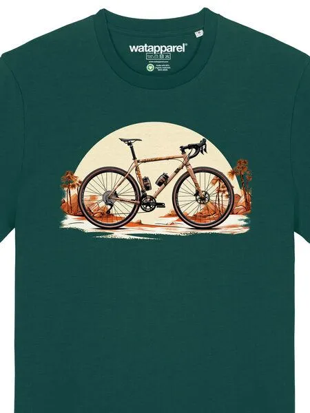 watapparel watapparel T-Shirt Unisex Gravelbike, Glazed green, – Produktbild 3 von 3