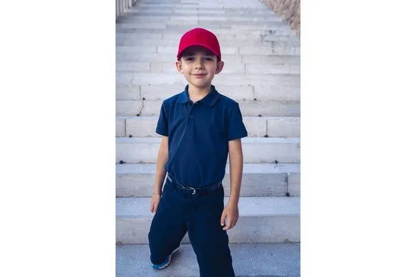 Atlantis Headwear Atlantis Headwear Fraser Kid´s Cap Kinder Baseball Cap Bio Baumwolle, Schwarz, – Produktbild 3 von 3
