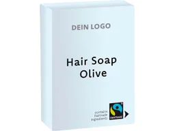 Fair Squared Fair Squared Haarseife "Olive" inkl. 4-farbigem Druck, 80 g – Produktbild 1 von 1
