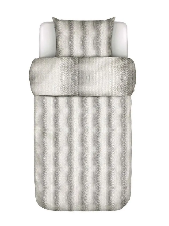 Marc O'Polo Home Bettwäsche Janne, Satin, 2 teilig, mit Streifen, Grau, – Produktbild 1 von 5