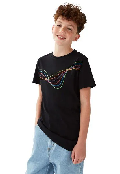 Band of Rascals Band of Rascals Frequency T-Shirt, Black, – Produktbild 5 von 7