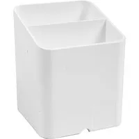 Exacompta 10 Exacompta Stifteköcher Pen Cube "Office", 2 Fächer, weiß – Produktbild 1 von 1