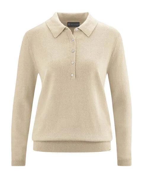 HempAge HempAge Edler Pullover Hanf/Biobaumwolle, Gobi (beige), – Produktbild 1 von 4