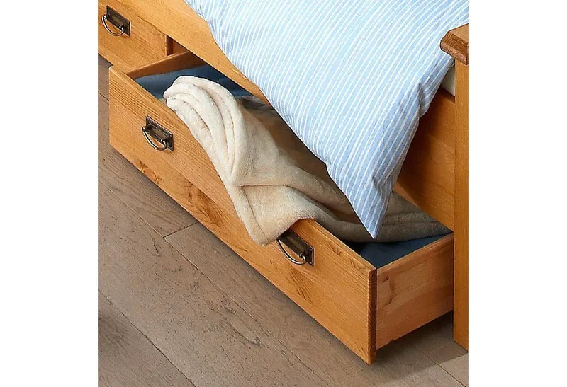 OTTO home Schubkasten Konrad, Massivholz, Landhausstil, FSC®, aus massiver Kiefer, FSC®-zertifiziert, Beige, – Produktbild 1 von 2