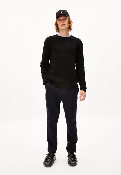 ARMEDANGELS ARMEDANGELS RIBBAA - Herren Pullover Regular Fit aus Bio-Baumwolle, Black, – Produktbild 4 von 4
