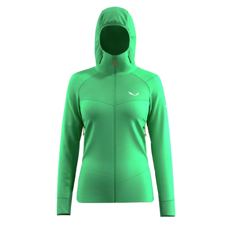 Salewa Damen Fleece-Hoodie Salewa Agner, Vert, – Produktbild 1 von 1